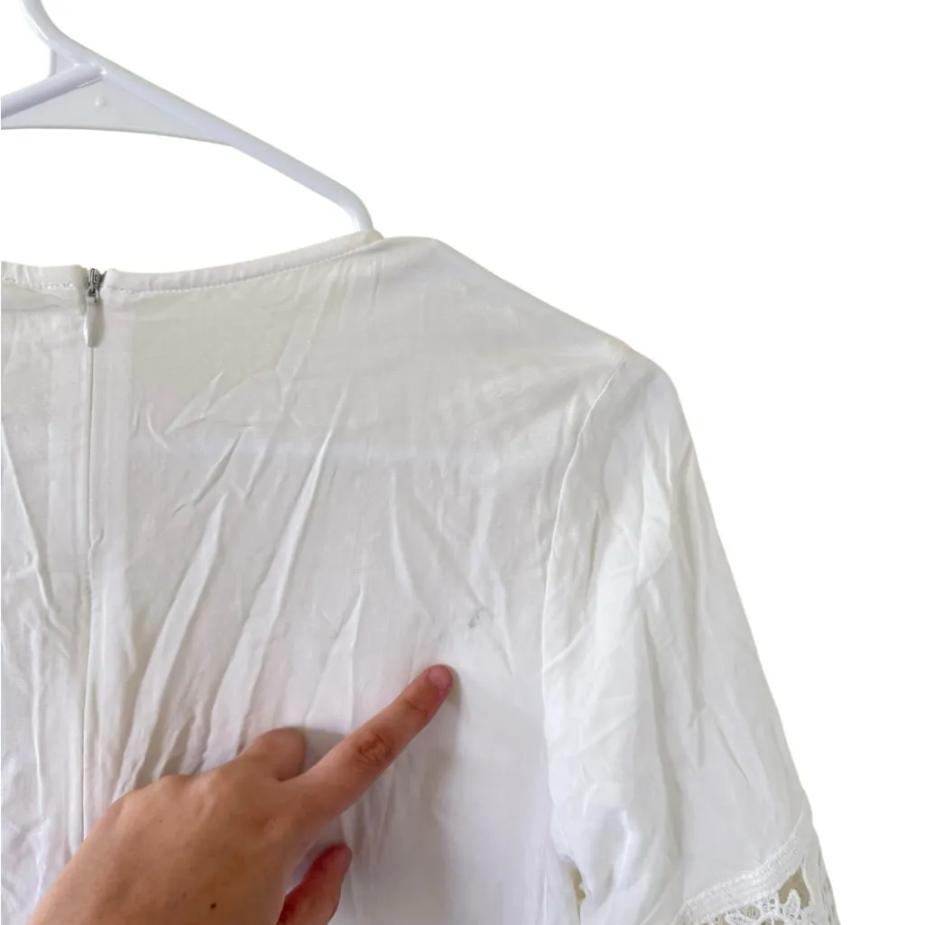 Endless Rose White Lace Insert Mini Dress - Image 10