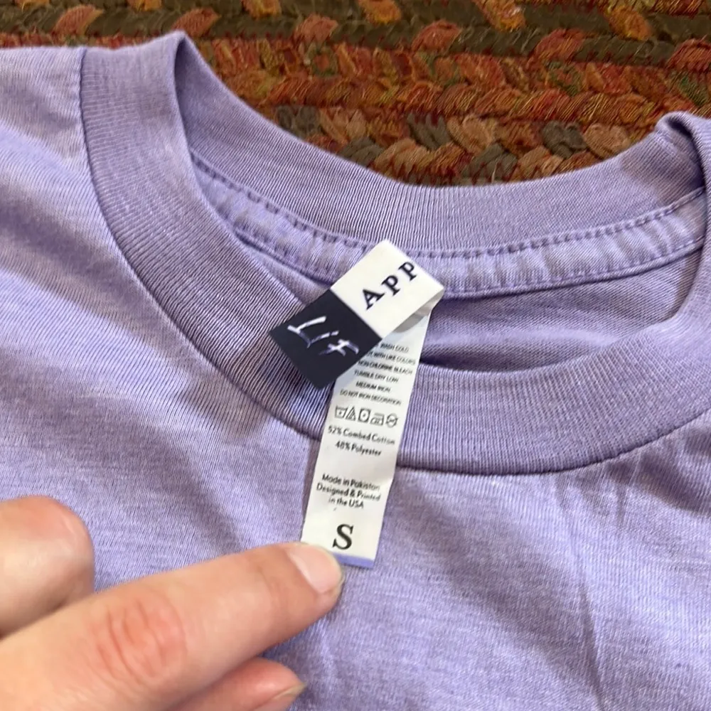 Lavender blank basic Crew Neck T - Image 2