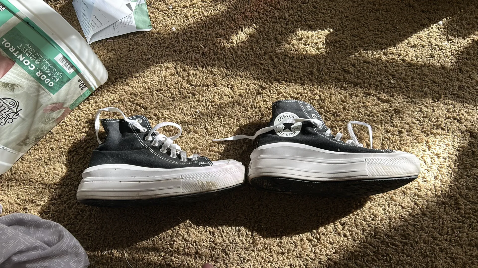 Platform Converse High-Top Black comfort 8 - Image 2