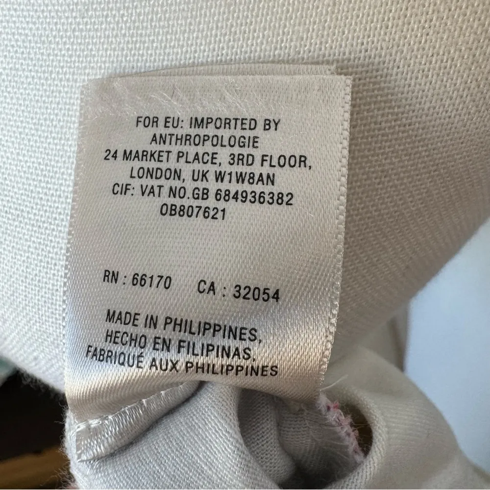 Maeve Anthropologie A-Line Striped 90s Striped‎ Skirt Buttons Down Front size 4 - Image 5