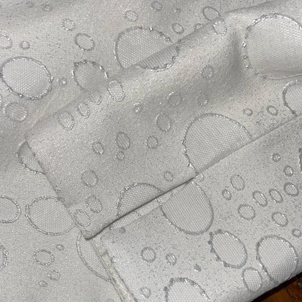 Elegant Cream Midi Skirt and Jacket Set White Size 18 - Image 15