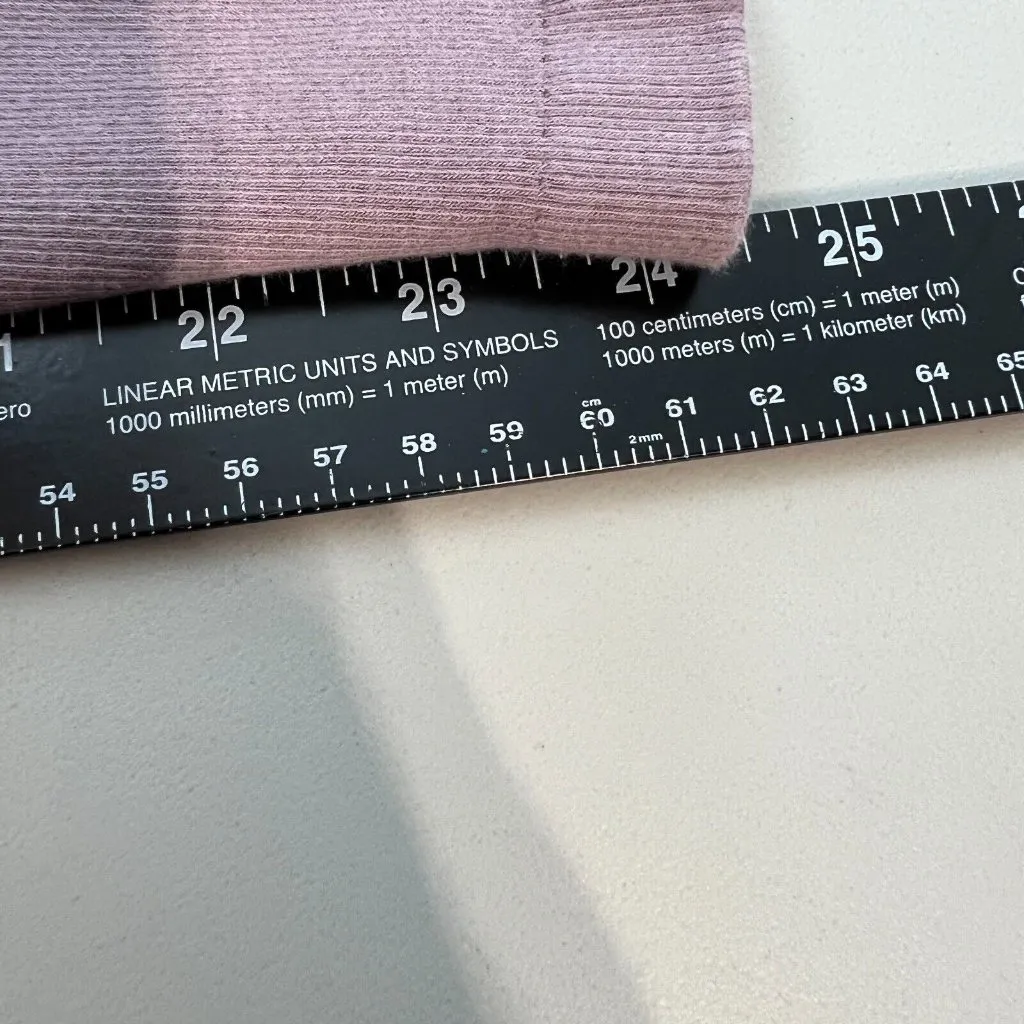 Everlane Leggings Womens M/L Lilac Purple Seamless‎ Ribbed Lounge Comfort Knit - Image 12