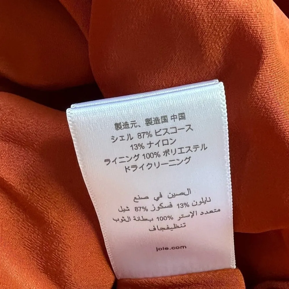 Joie Mairead Belted Wide Leg Crop Pants in Cayenne Size 4 NWT - Image 6