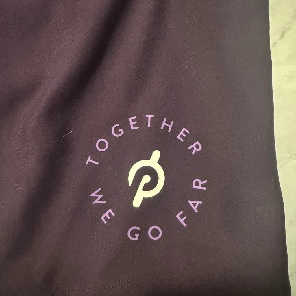 Women's Purple Peloton bike Shorts cadent cross front 7” Small - Image 7