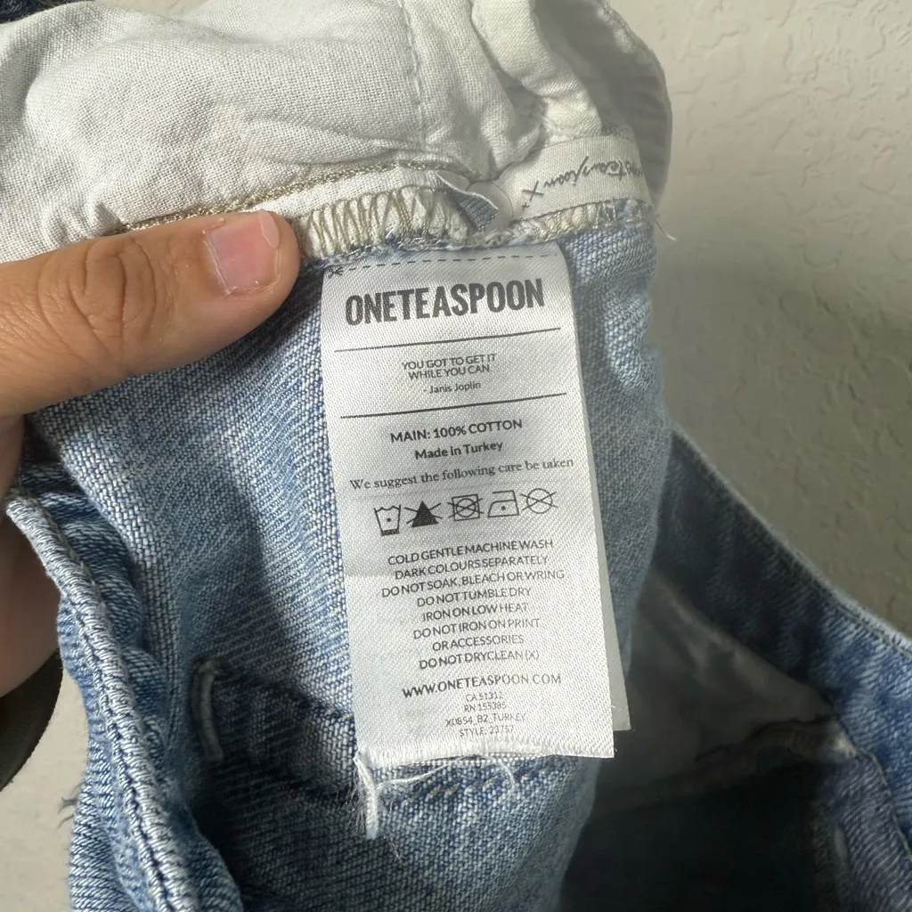 One Teaspoon Jean Shorts Size 26 - Image 6