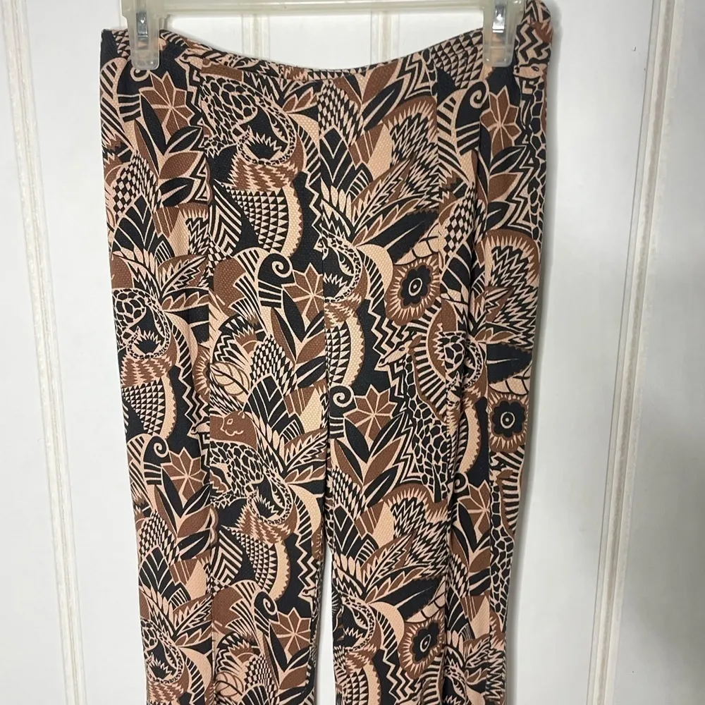 Anthropologie Drapey Flare Pants Bell Bottom Mod Flared 145 - Image 4