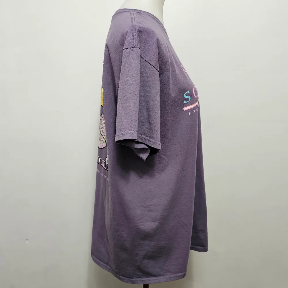 Simply Southern Light Purple Be Simple Live Better Short Sleeve Tee Size Large - Image 4