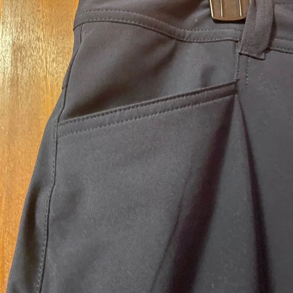 Womens Navy Athletic Outdoor Hiking Golf Lined Stretch Skort -16 - Image 2