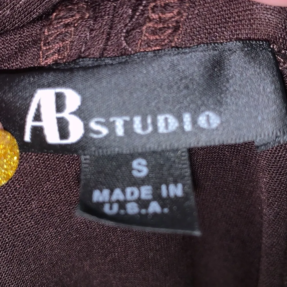 AB Studio NWT  cheetah print layered top with attached cardigan - Image 7