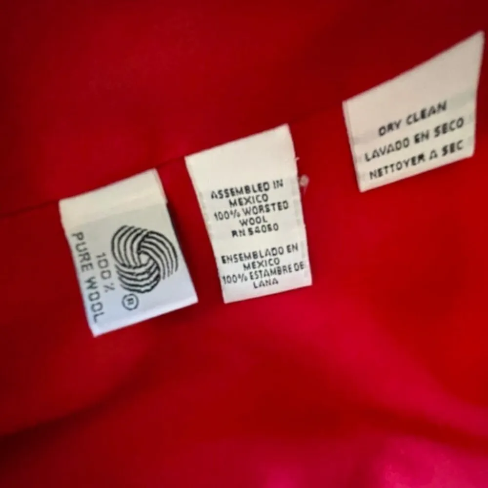 Vintage 80s 90s Oversized Relaxed Blazer Jacket 100% Wool - Image 5