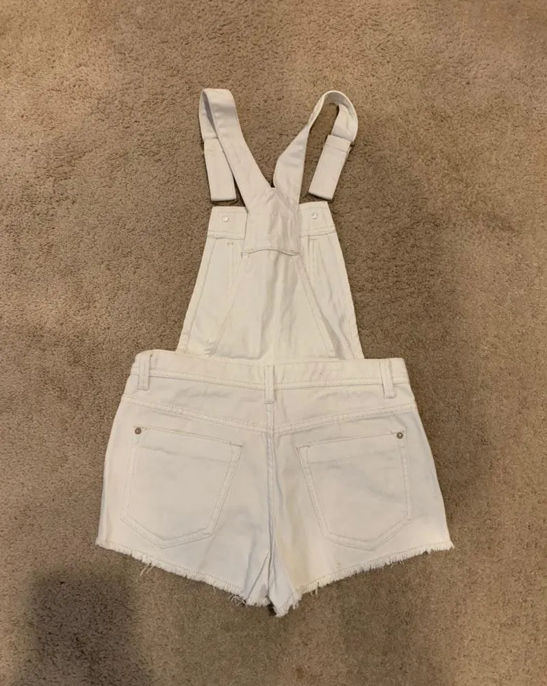 Overalls Shorts White Size 25 - Image 2