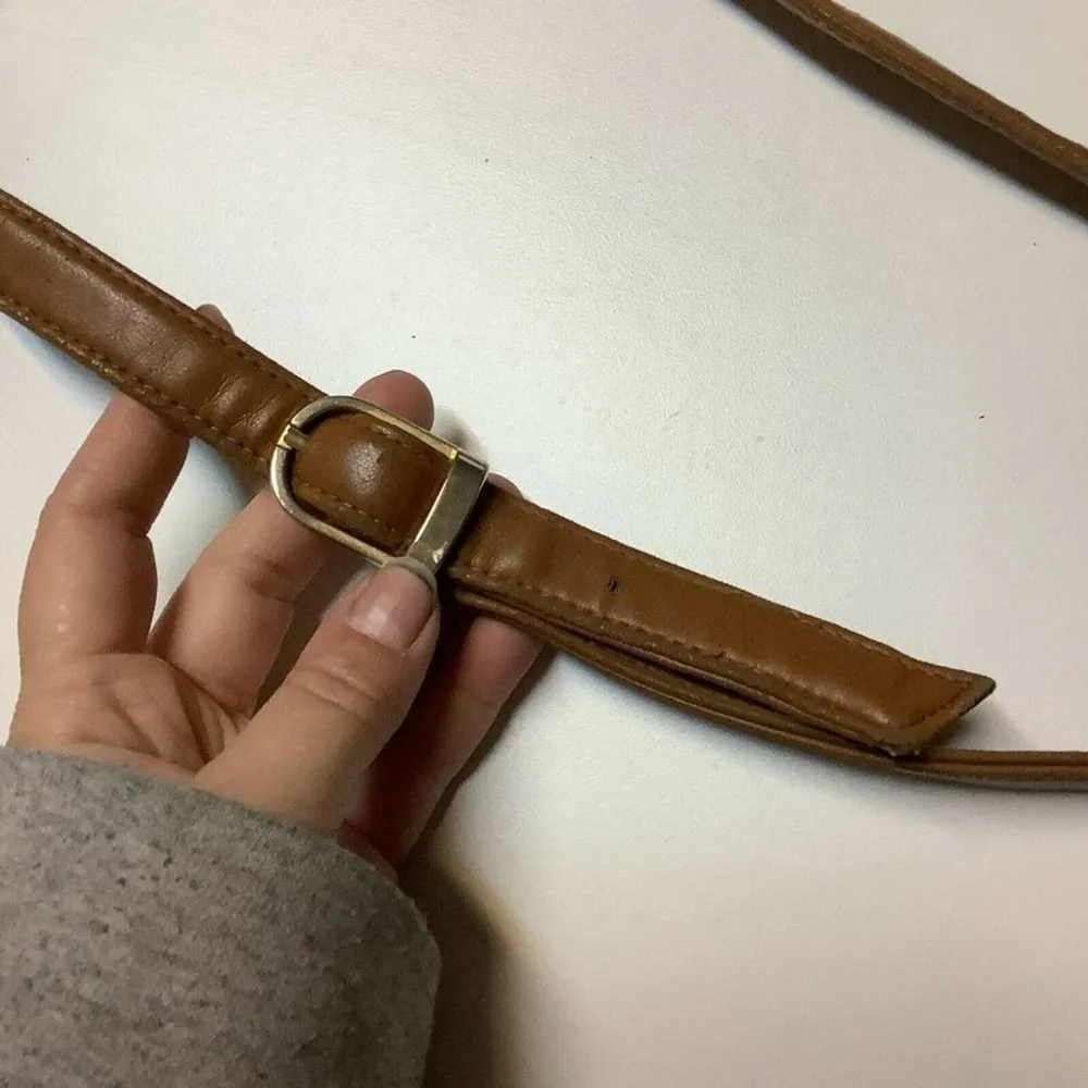 Hunt Club  Brown Leather Saddle Bag – Adjustable Shoulder Strap & Inner Pocket - Image 8