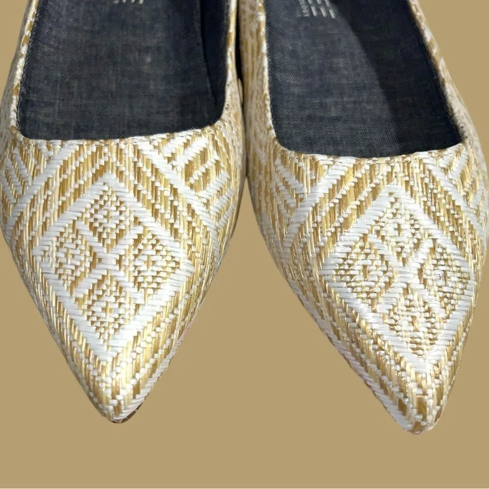 Dr. Scholls super cute pointy toe woven flats! New - Image 6