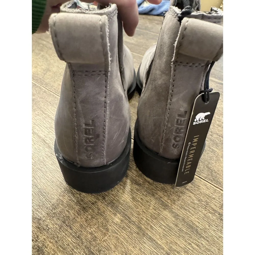 Sorel Women's Emelie II Chelsea Bootie - Quarry / Black‎ Size 6 - Image 7