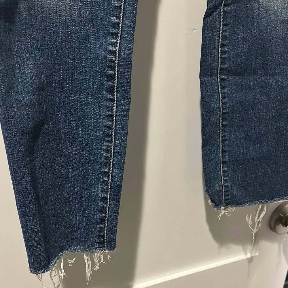 Ava & Viv Blue Skinny Jeans with Distressing - Image 4