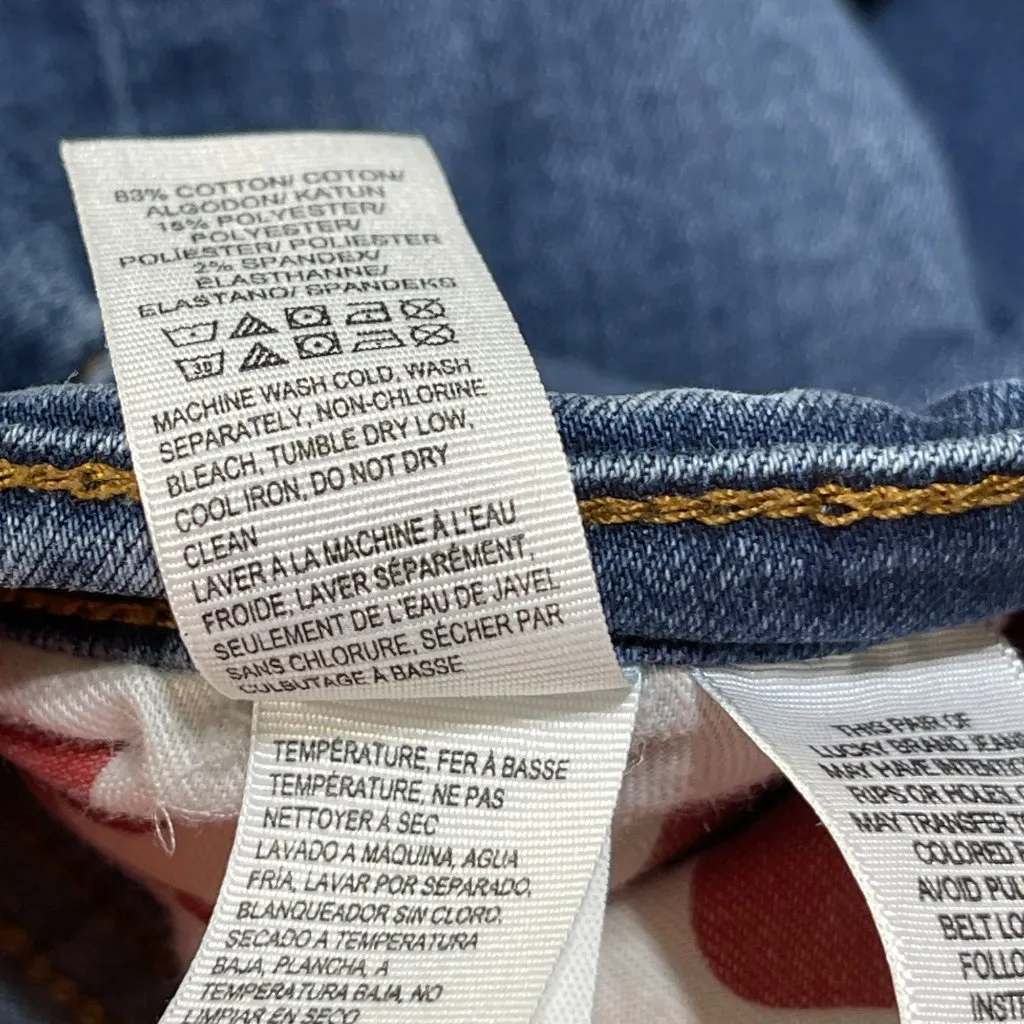 Lucky Brand Women's Jeans Charlie Baby Boot Size 8 Low Rise - Image 7