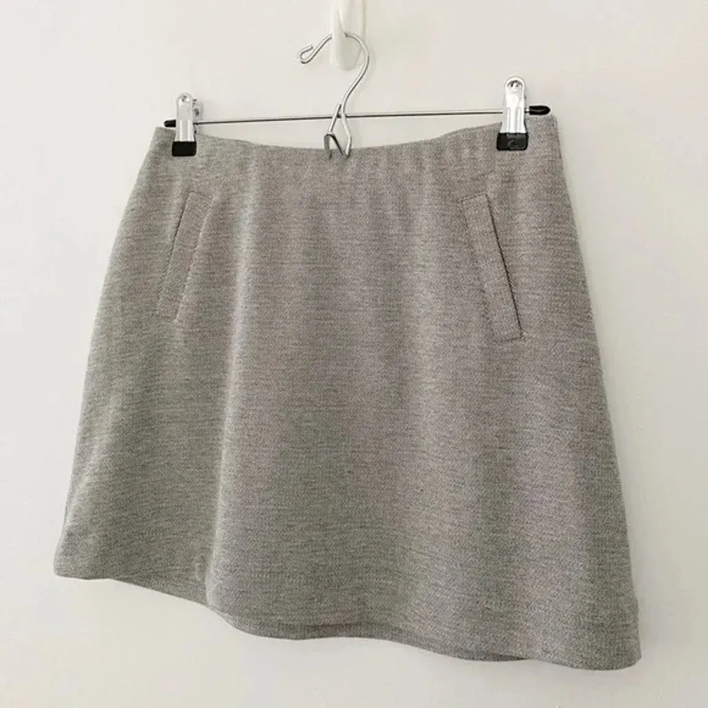 Gap Jersey Knit Mini Skirt in Heather Grey NWT Size XS Retail $45 - Image 7