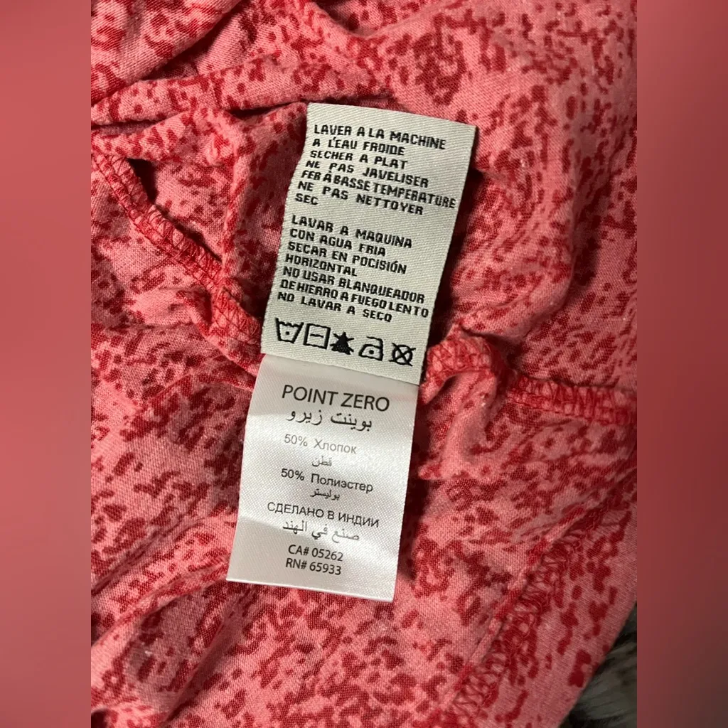 Point Zero Women’s Tank Top Size Small Red - Image 7