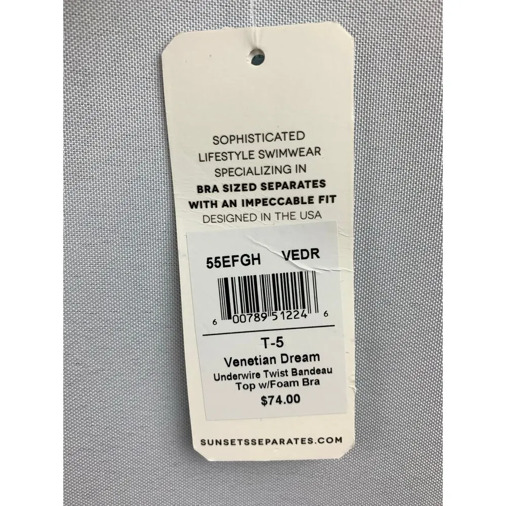 Women's Sunset *NWT* Black Pattern Bikini Set - Image 13