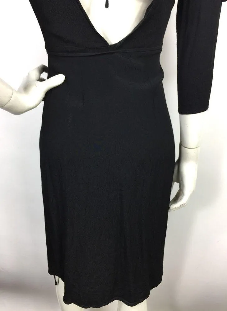 Majorelle Wrap Dress Cold Shoulder Black Size XXS - Image 15