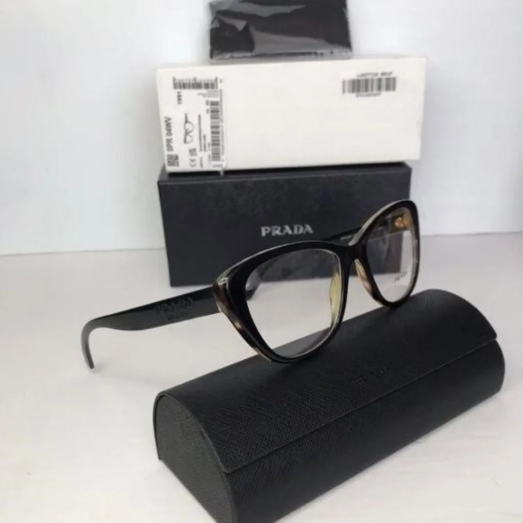 Authentic New PRADAPR 04WV black and medium havana - Image 12