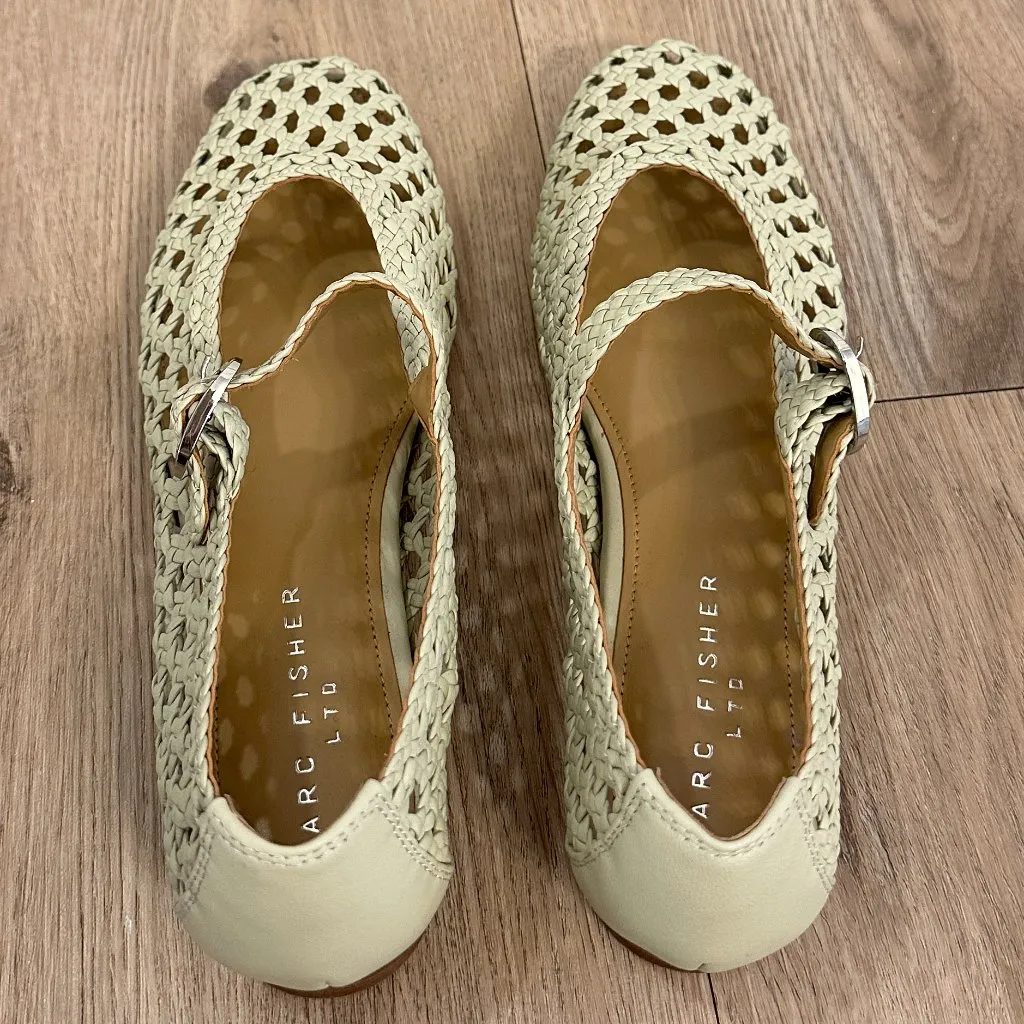 MARRC FISHER LTD Evonna Mary Jane Flat in Chic Cream Leather Size US 8.5 - Image 5