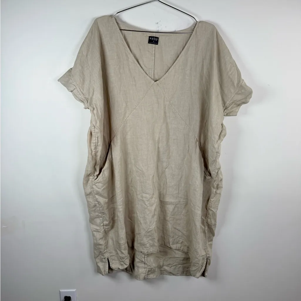 Esby Beige Alice Linen V - Image 2