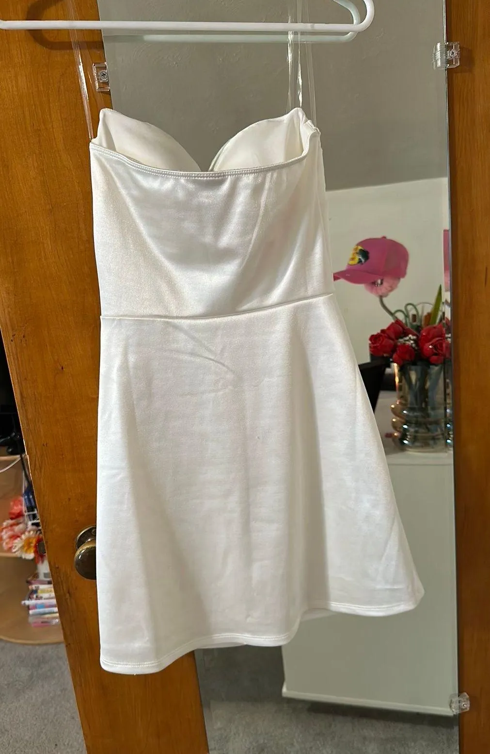 White Mini Dress - Image 3