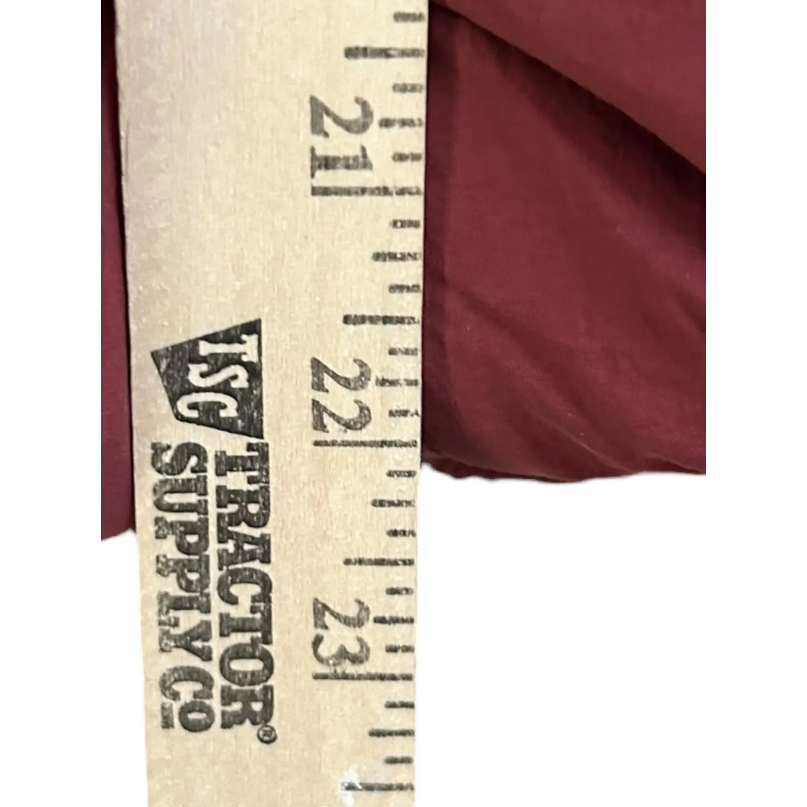 Free People  Movement Boho Packable Maroon Cherry Pullover Hooded Jacket Sz Small - Image 6