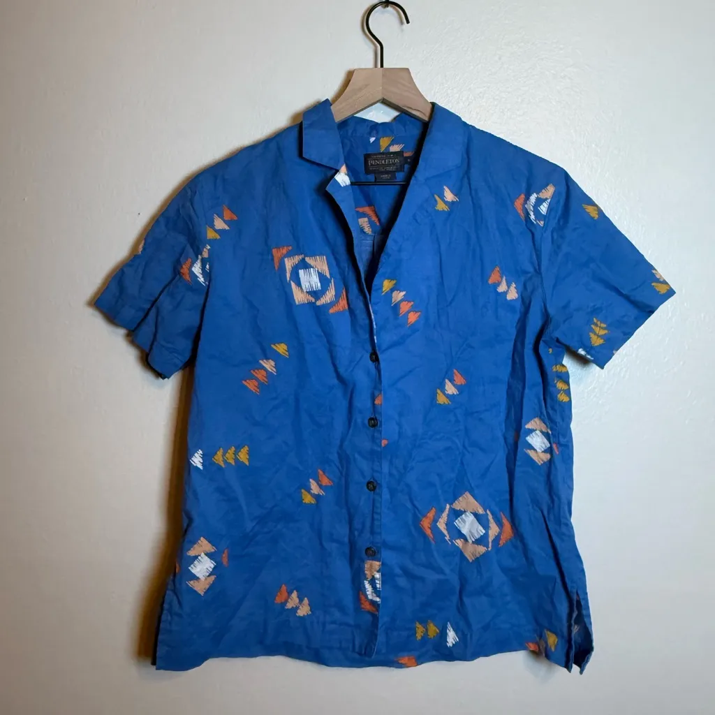 Pendleton WOMEN'S SHORT-SLEEVE COTTON CAMP SHIRT‎ - Image 2
