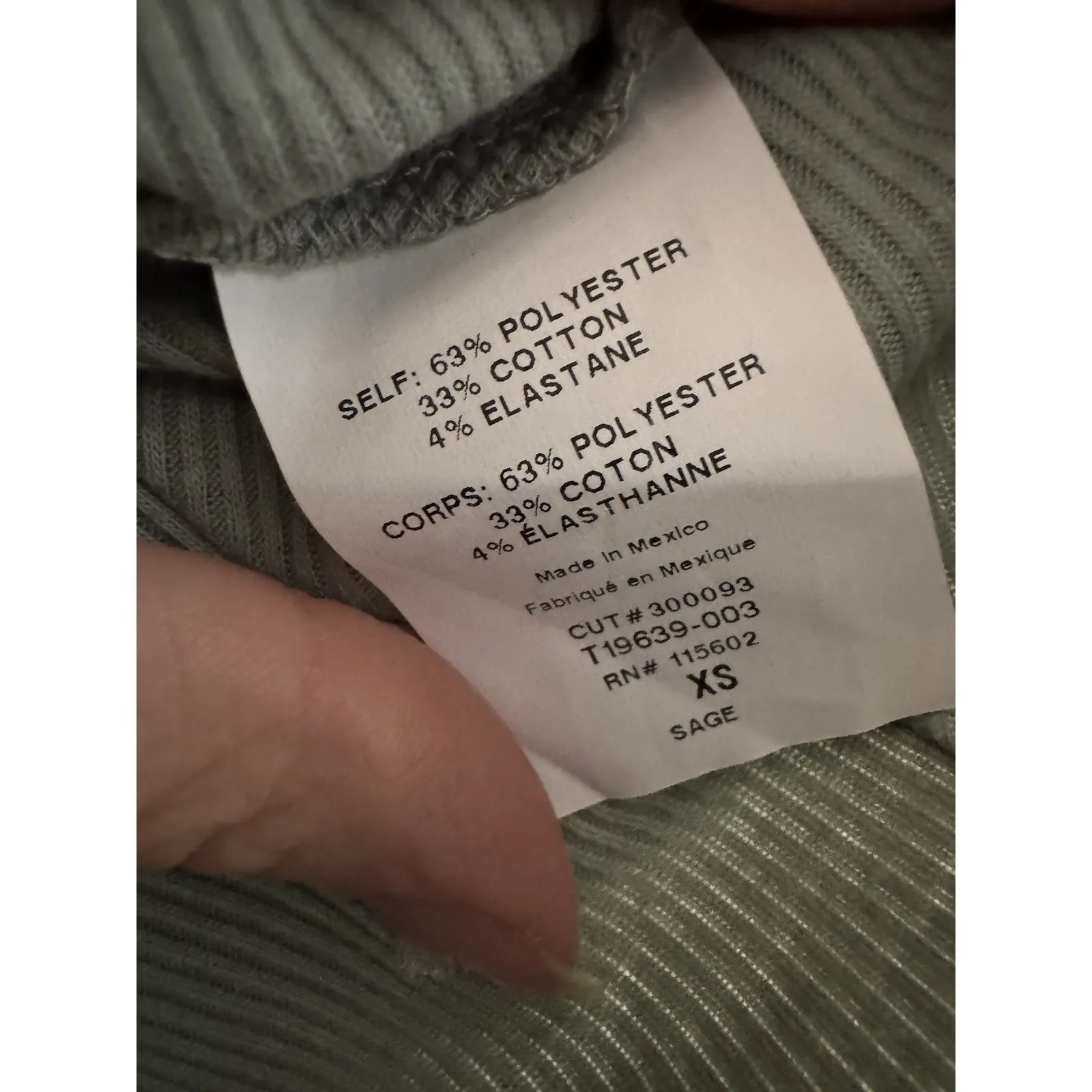 NWT Lush Green Ribbed Scoopneck Tank Top Size XS - Image 6