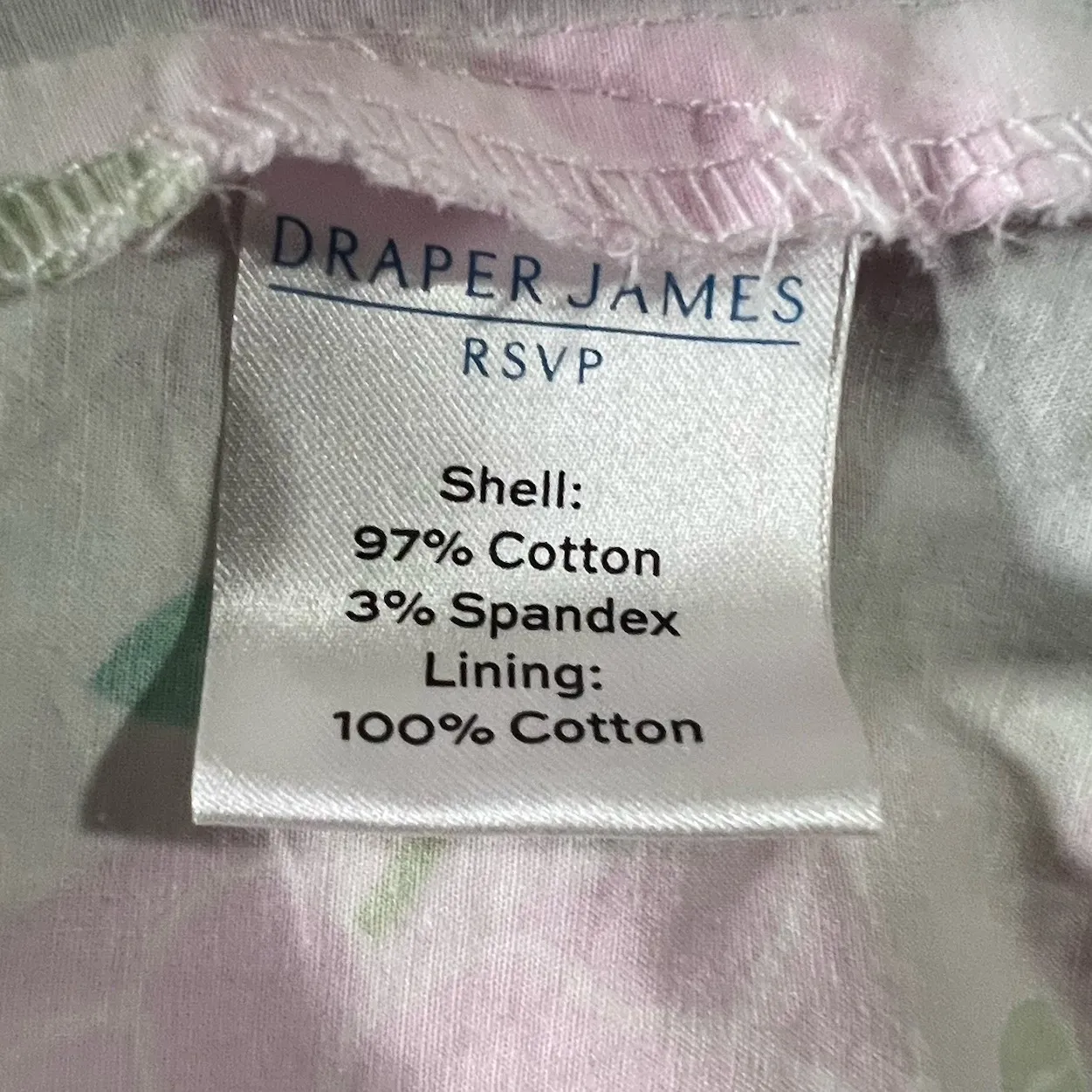 Draper James RSVP XXL Pink Floral Puff Sleeve Belted Shirt Dress  Pockets Cotton - Image 6