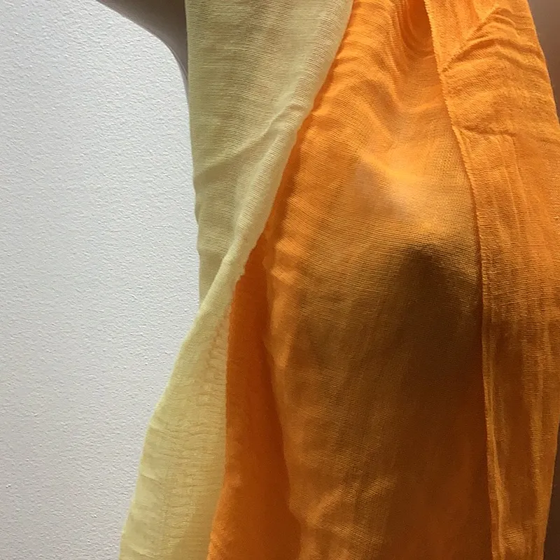 Icon Collection Orange and Yellow Sheer Scarf. New With Tags. - Image 4