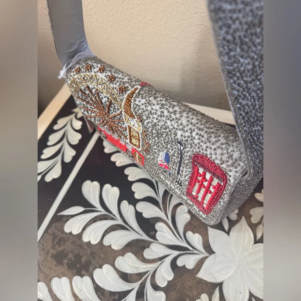 Viral and super RARE needed London purse by Handcrafted in India Gray - Image 4