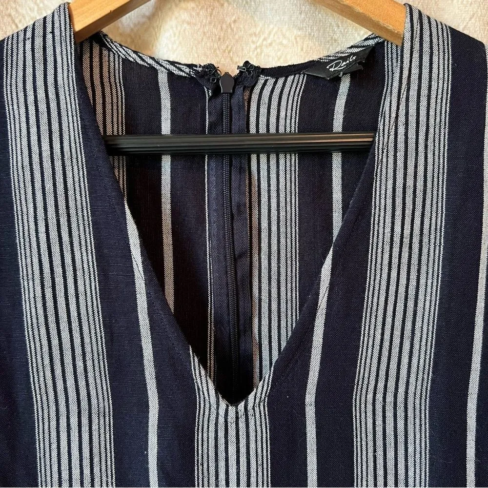 Rails  Angela Mediterranean Stripe Navy Jumpsuit - Image 3