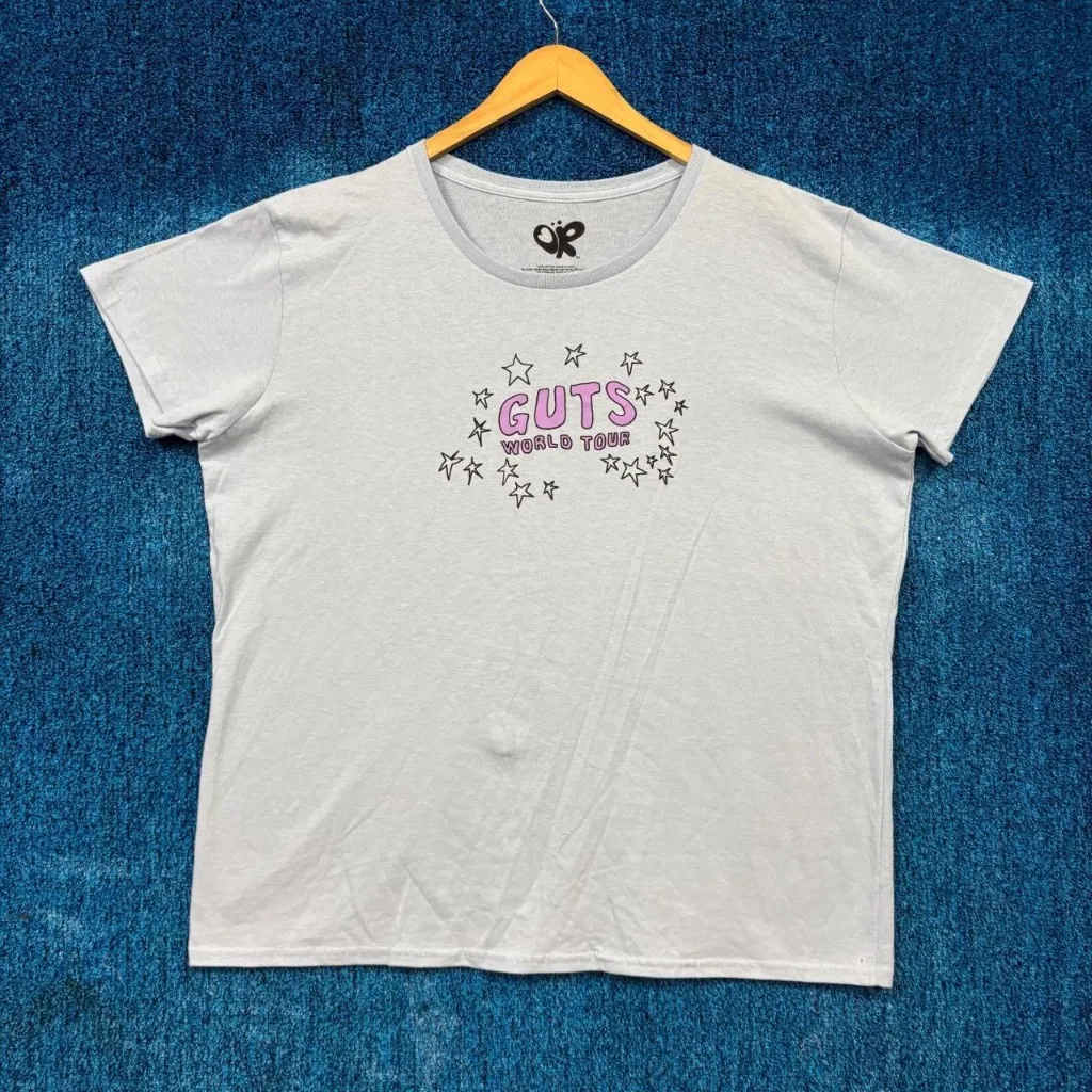 Olivia Rodrigo “Guts” World Tour Graphic T-Shirt Size 2X - Image 2