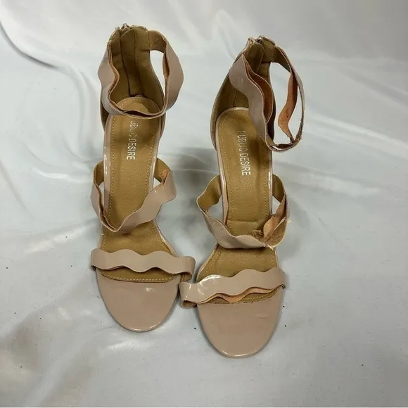 PUBLIC Desire Nude Heels in Size UK 5 - Image 2