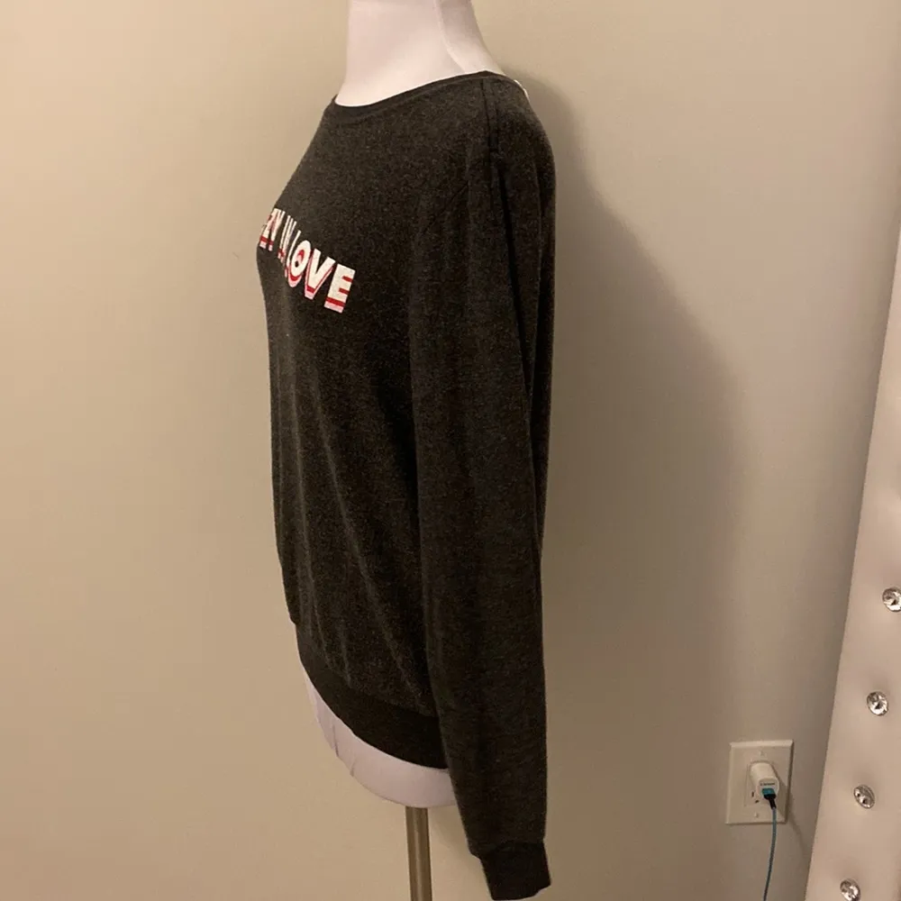 Wildfox Cozy In Love Baggy Beach Jumper Sweatshirt - Image 5