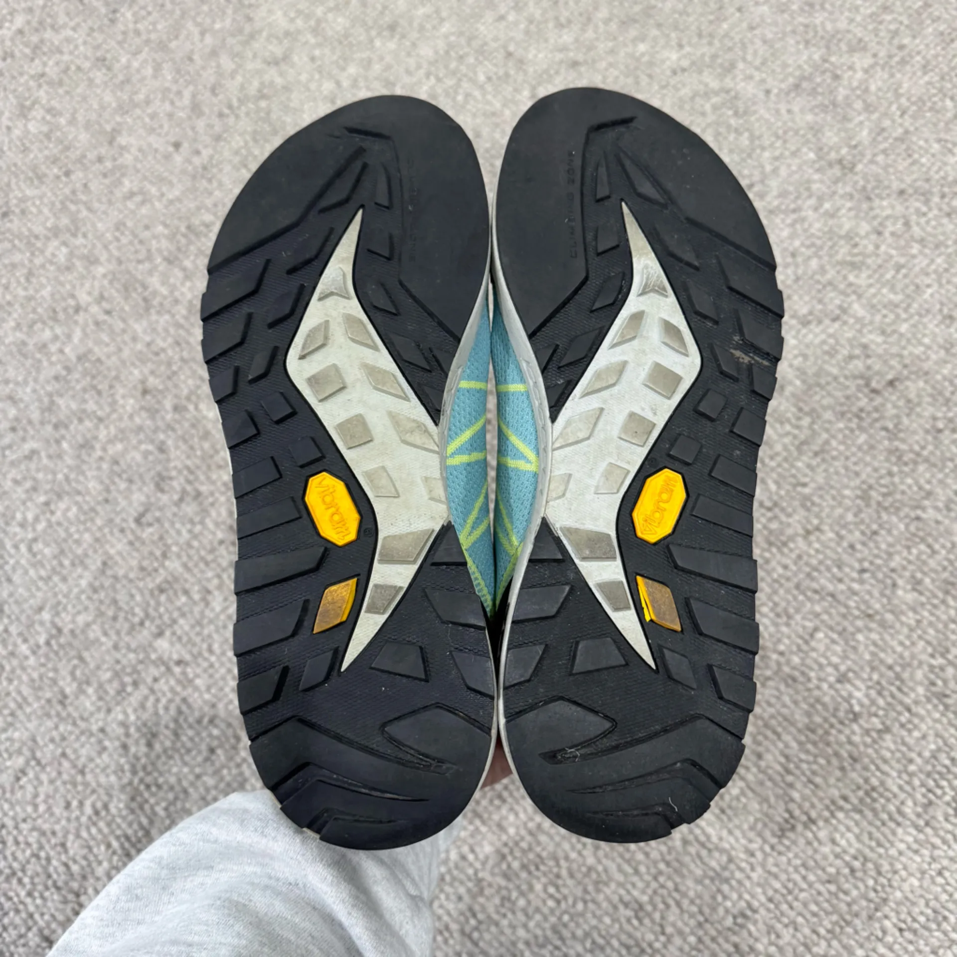 Scarpa Iguana Womens Size 7.5 Blue Green Hiking Climbing Sneaker Shoes Gorpcore - Image 6