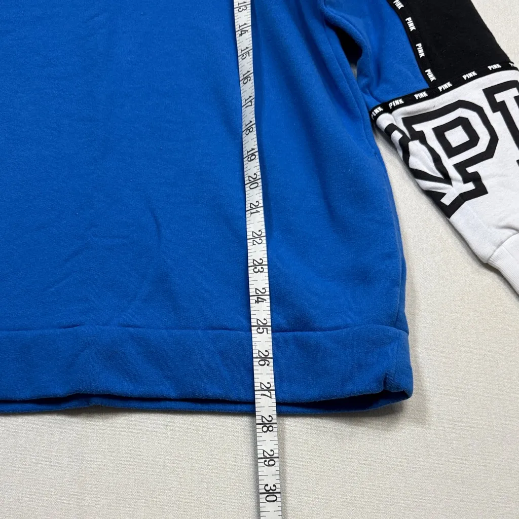 PINK Victoria's Secret Black and Blue Turtleneck Sweater - Image 2