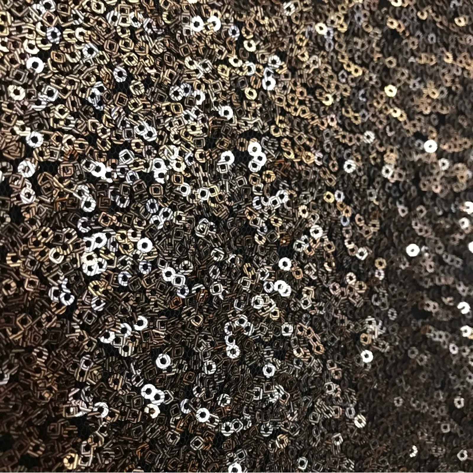 One Teaspoon Black Gold Sequin Bodycon Party NYE Graduation Holiday Dress XXS - Image 6