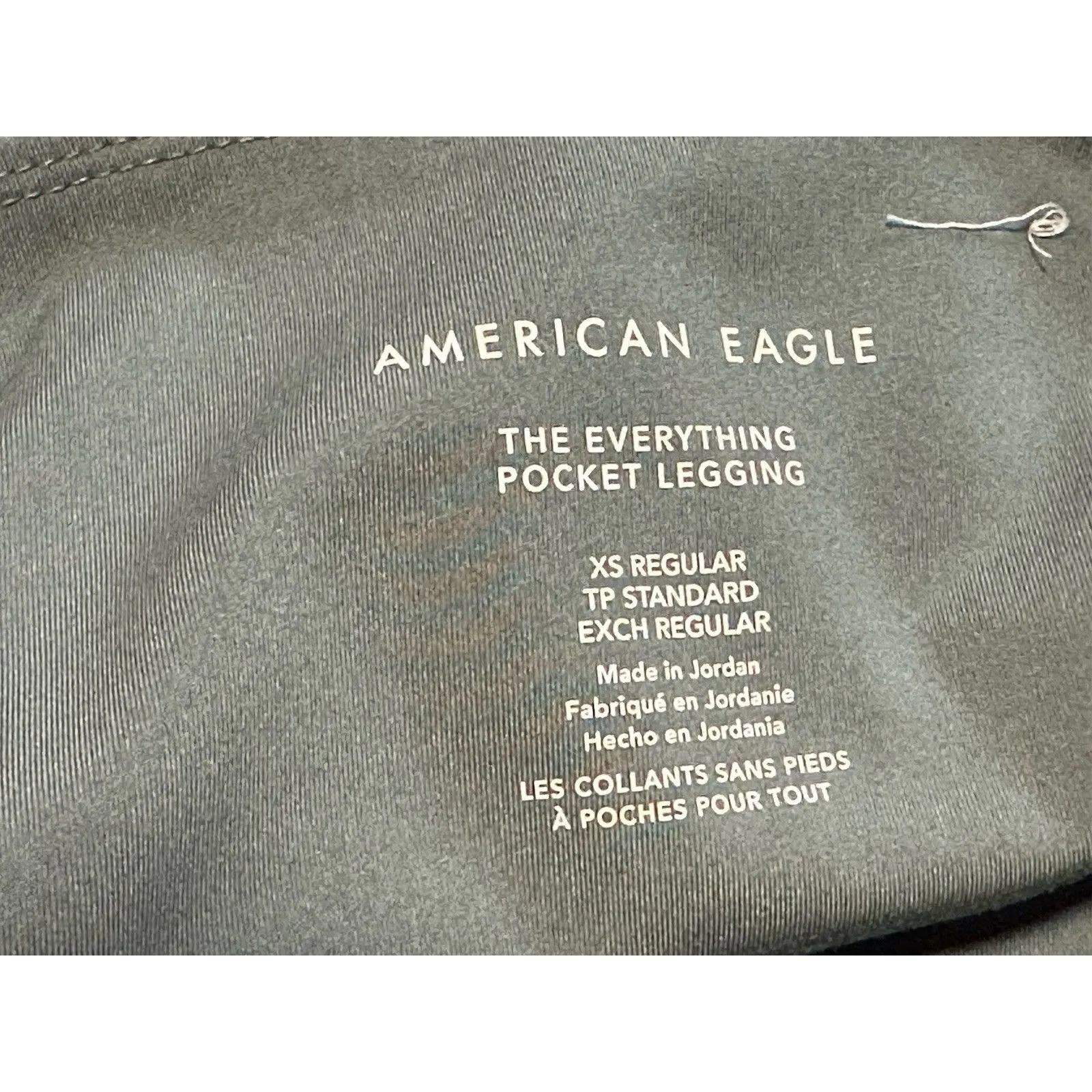 American Eagle The Everything Pocket Legging in Green, Women's XS Regular - Image 3