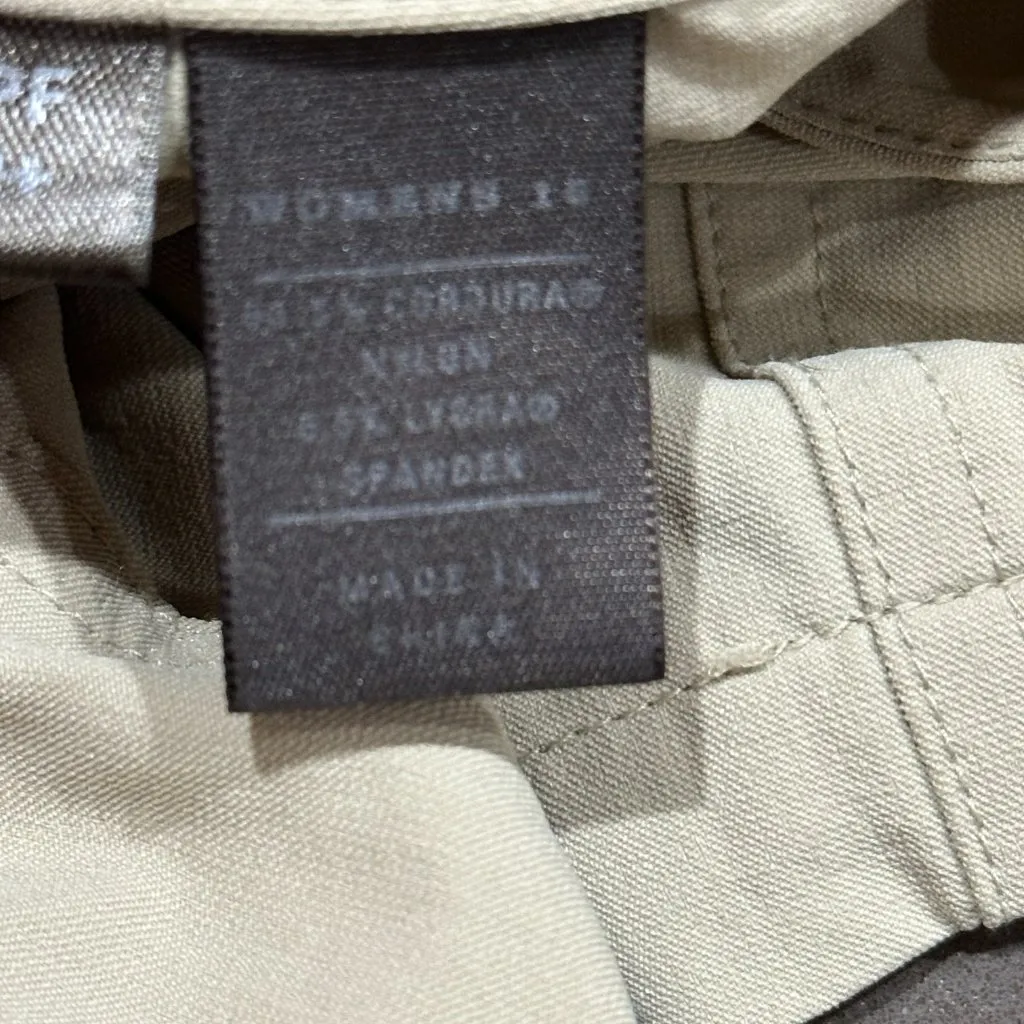 REI Khaki Cargo 9" Shorts Size‎ 16 Outdoors Hiking Lightweight Summer - Image 11