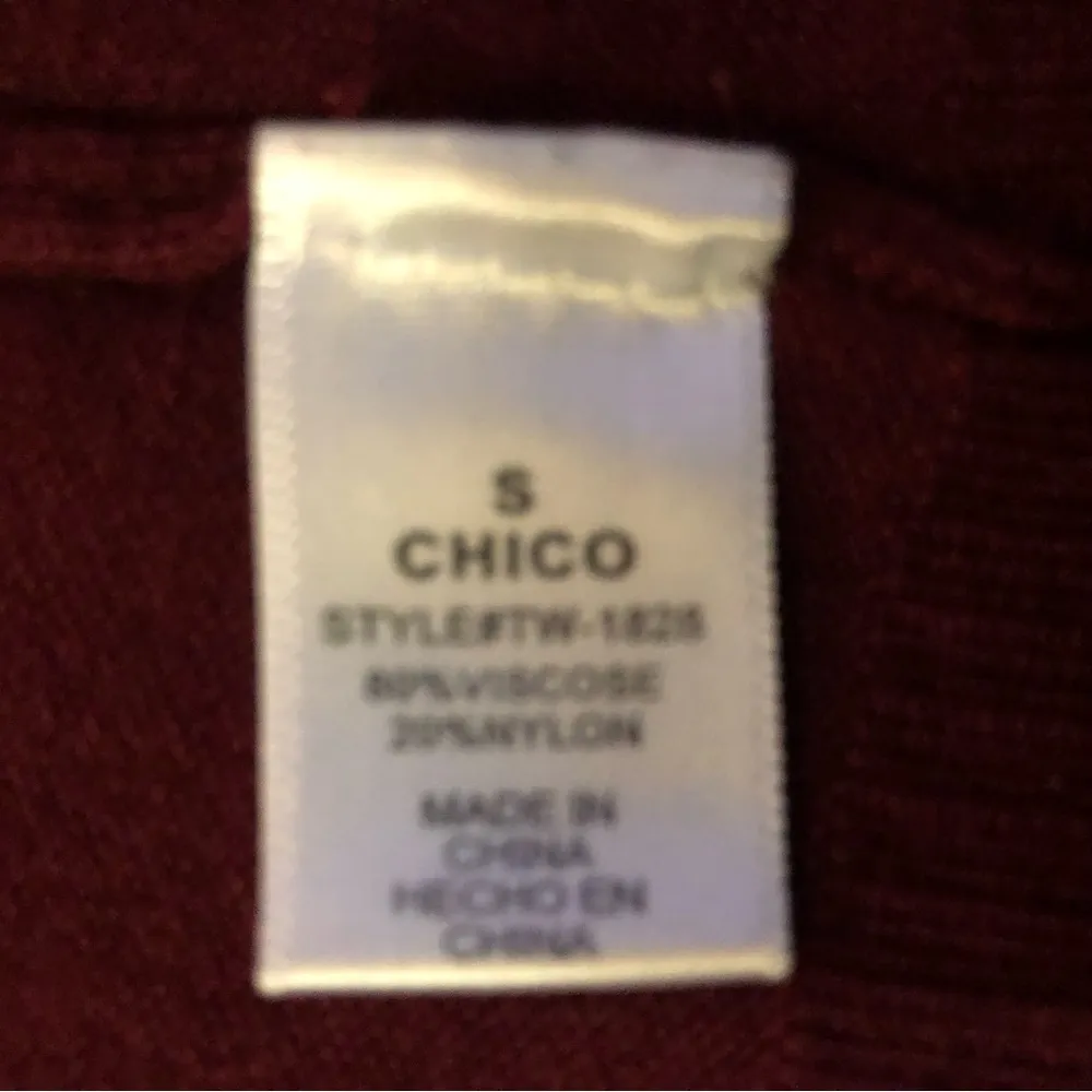 Zenana Outfitters Cardigan Sweater Womens S Used Burgundy - Image 9