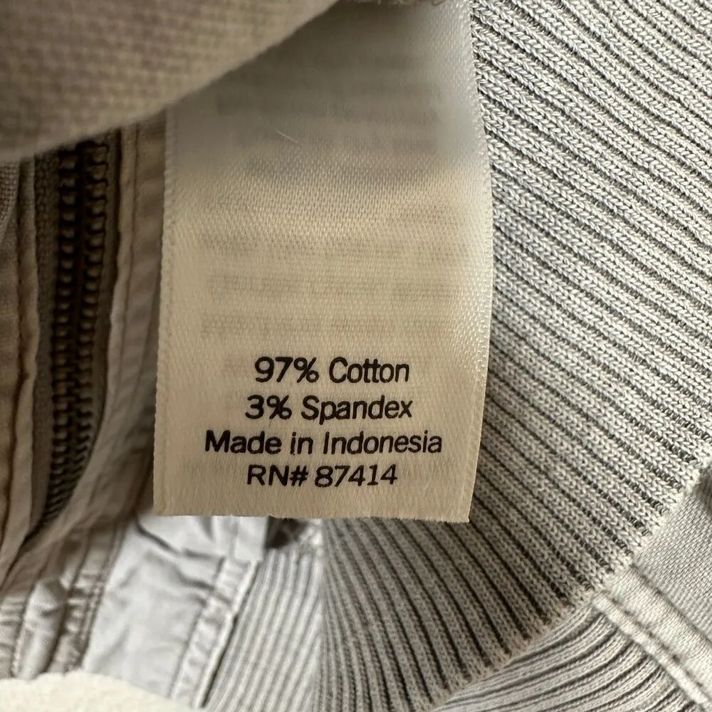 Sonoma Grey Cropped Lightweight Chore Barn Shacket Size XL - Image 4