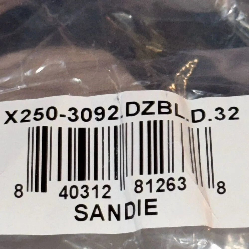 NWT Frederick's of Hollywood Women 32D Bra Blue Demi Lace Sandie Underwire Sexy - Image 4