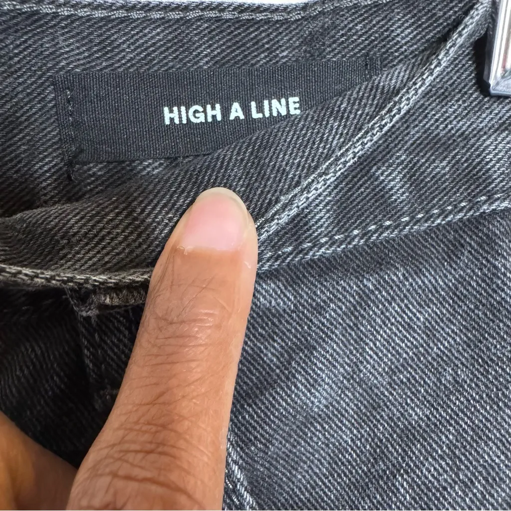 Cotton On High A Line Denim Cut Off Shorts - Image 4