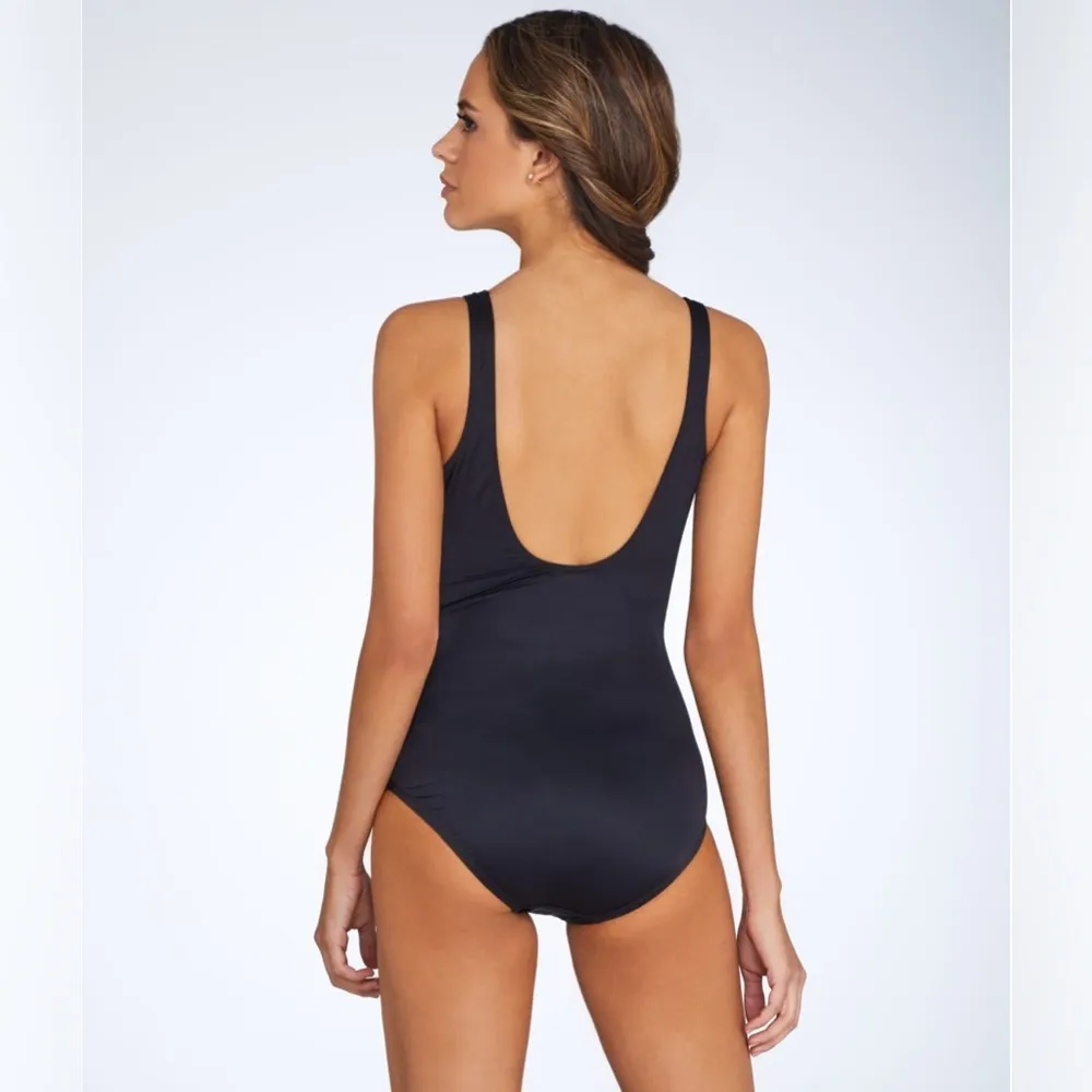 Miraclesuit Must Haves Oceanus One Piece Swimsuit, Black, Size 14DD, $180 - Image 3