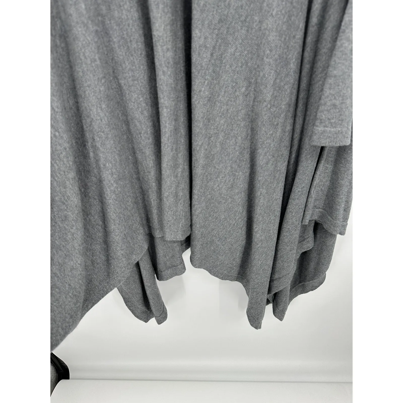 Martha Stewart Womens Long Tunic Sweater M/L Gray Oversized Slouchy Lagenlook Size M - Image 5