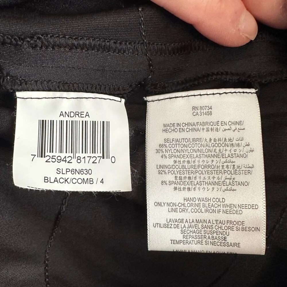 BCBGMaxAzria Andrea Black Grey Layered Dress Y2K 80s 90s Stretchy Sleeveless - Image 5